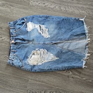 One Teaspoon denim skirt
